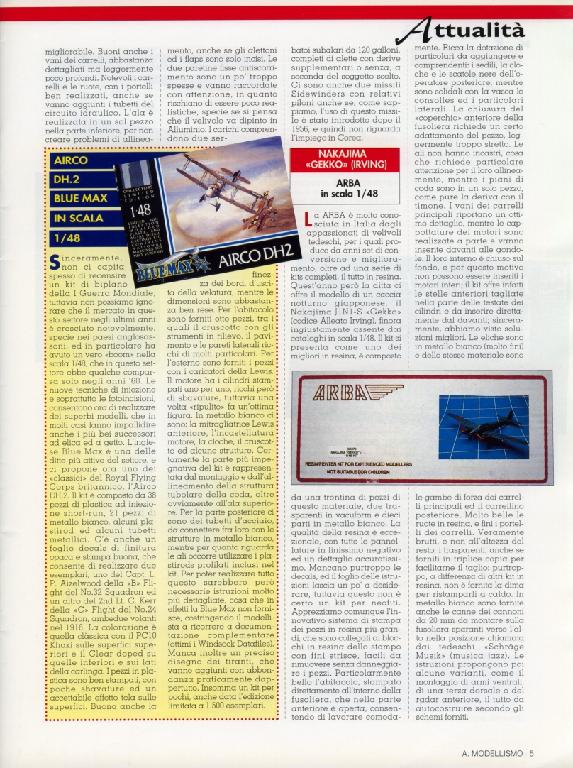 Aerei Modellismo 1997-11